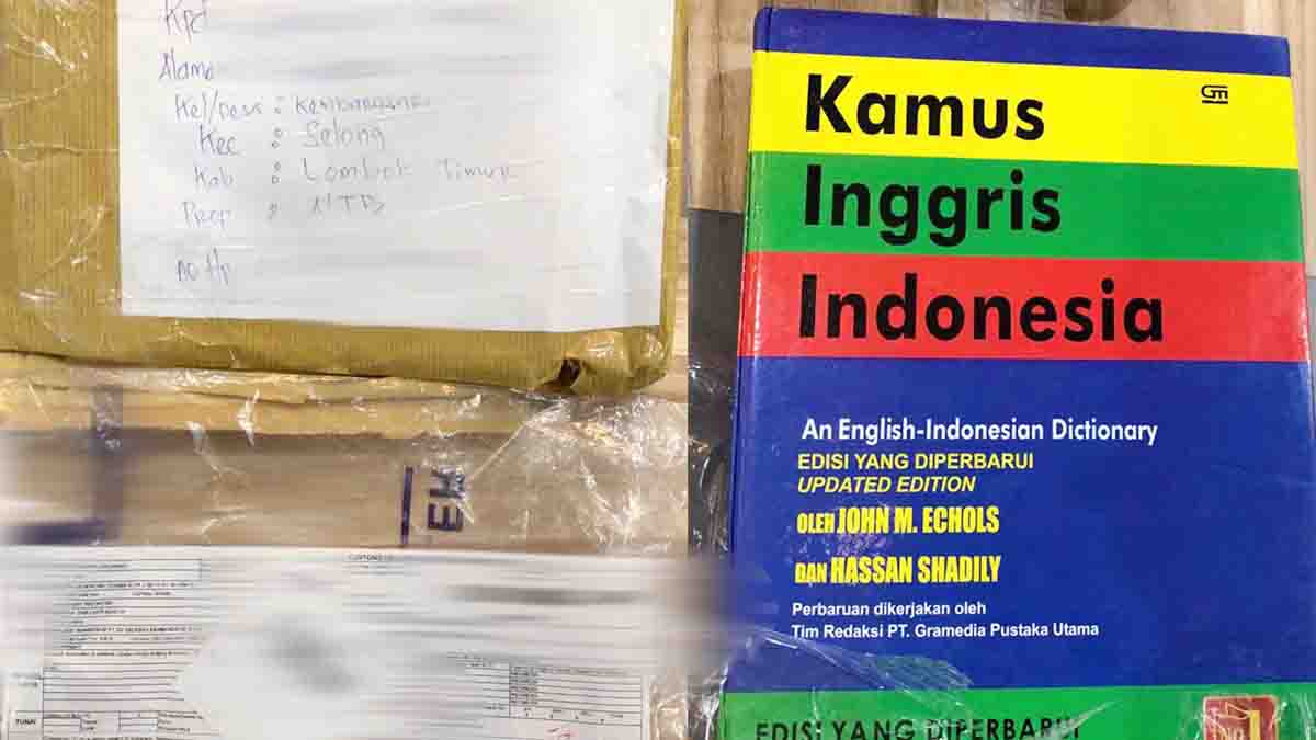 Bea Cukai Batam Identifikasi Narkotika di Dalam Buku Kamus Bahasa Inggris