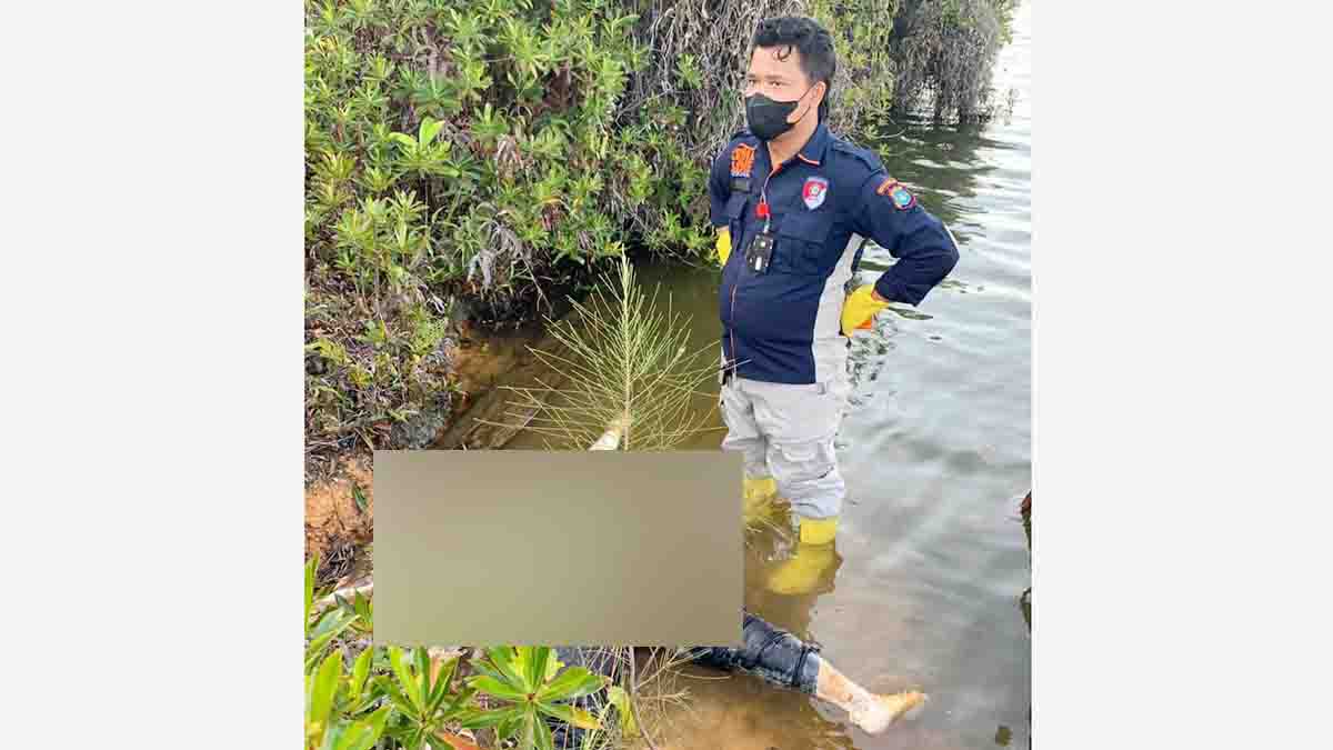 Seorang Wanita Ditemukan Mengapung di Dam Sei Ladi Batam