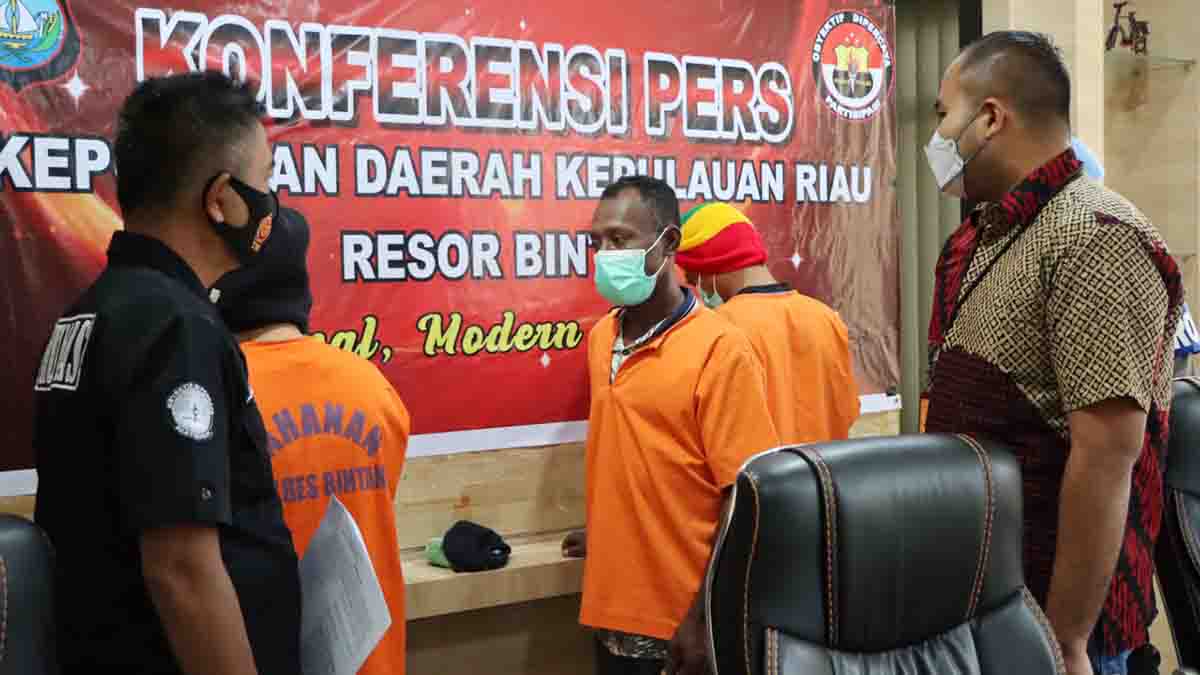 Razia Tambang Pasir Ilegal di Bintan, 3 Pelaku Ditangkap