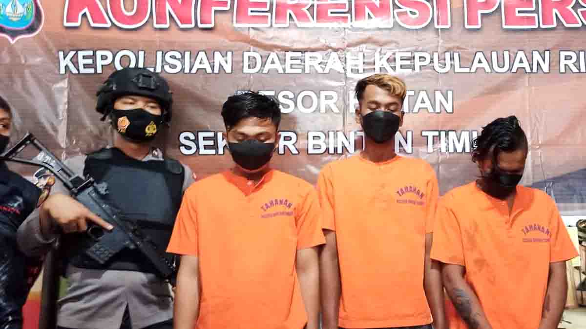 3 Pelaku Curanmor Diringkus di Pasar KUD Kota Tanjung Pinang