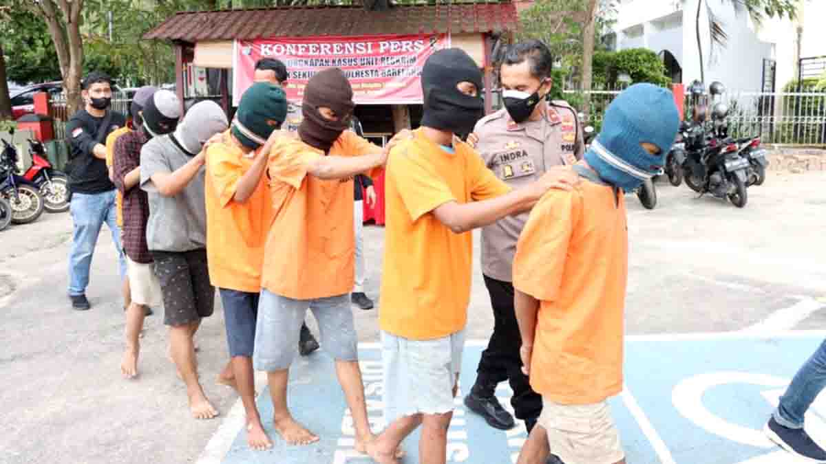 Lakukan Ini, 7 Remaja Diringkus di Batam