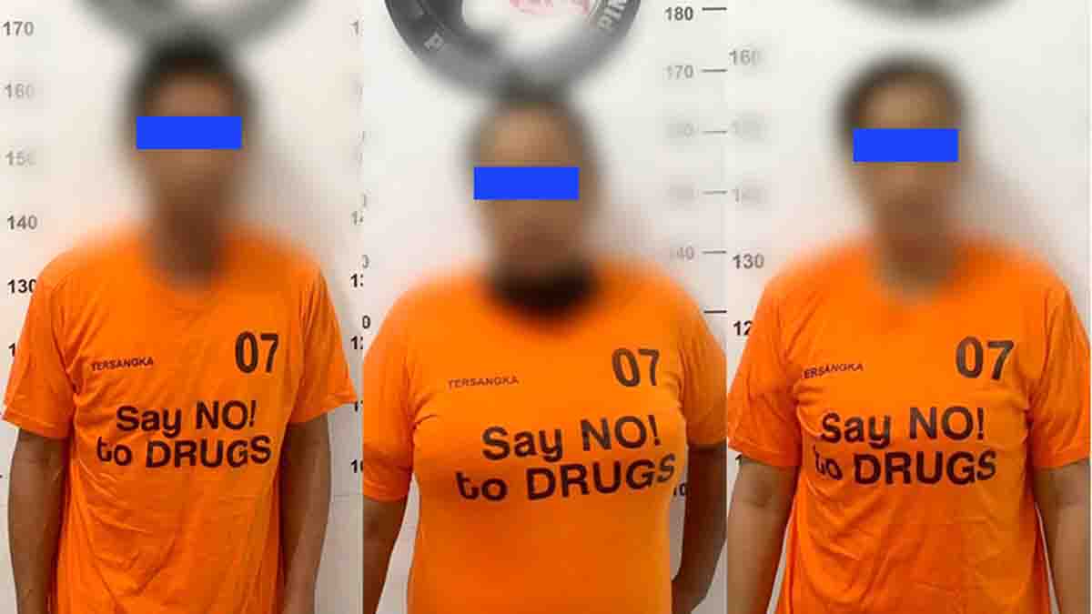 3 Pengedar Narkotika Diringkus di Kijang Lama