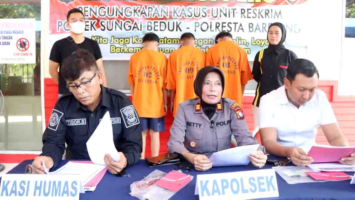 Dengan Cara Ini, 3 Remaja di Batam Lakukan Curanmor di Depan Toko Cellular