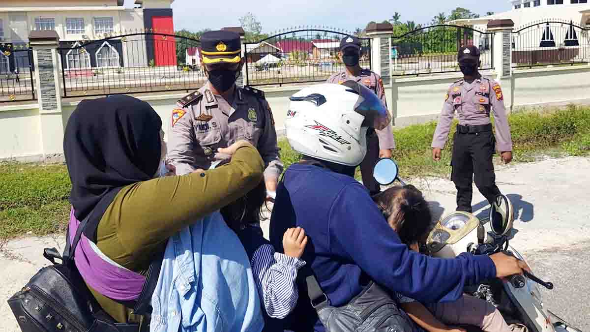 Kelompok Rentan dan Lansia Dapat Himbauan dari Polres Meranti