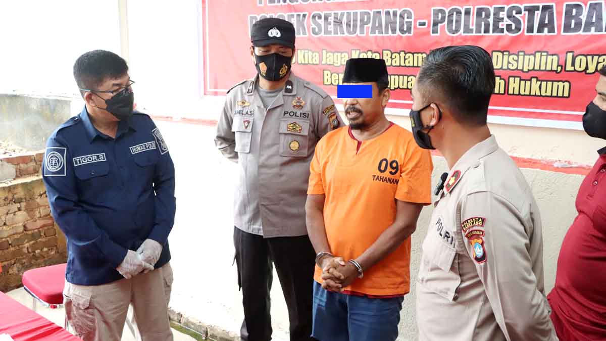 Usai Shalat Isya, Mantan Atlit Tinju Ditangkap di Batam