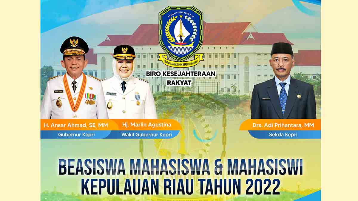 Pengumuman Beasiswa Pendidikan Provinsi Kepulauan Riau Dibuka, Lihat Persyaratannya Disini