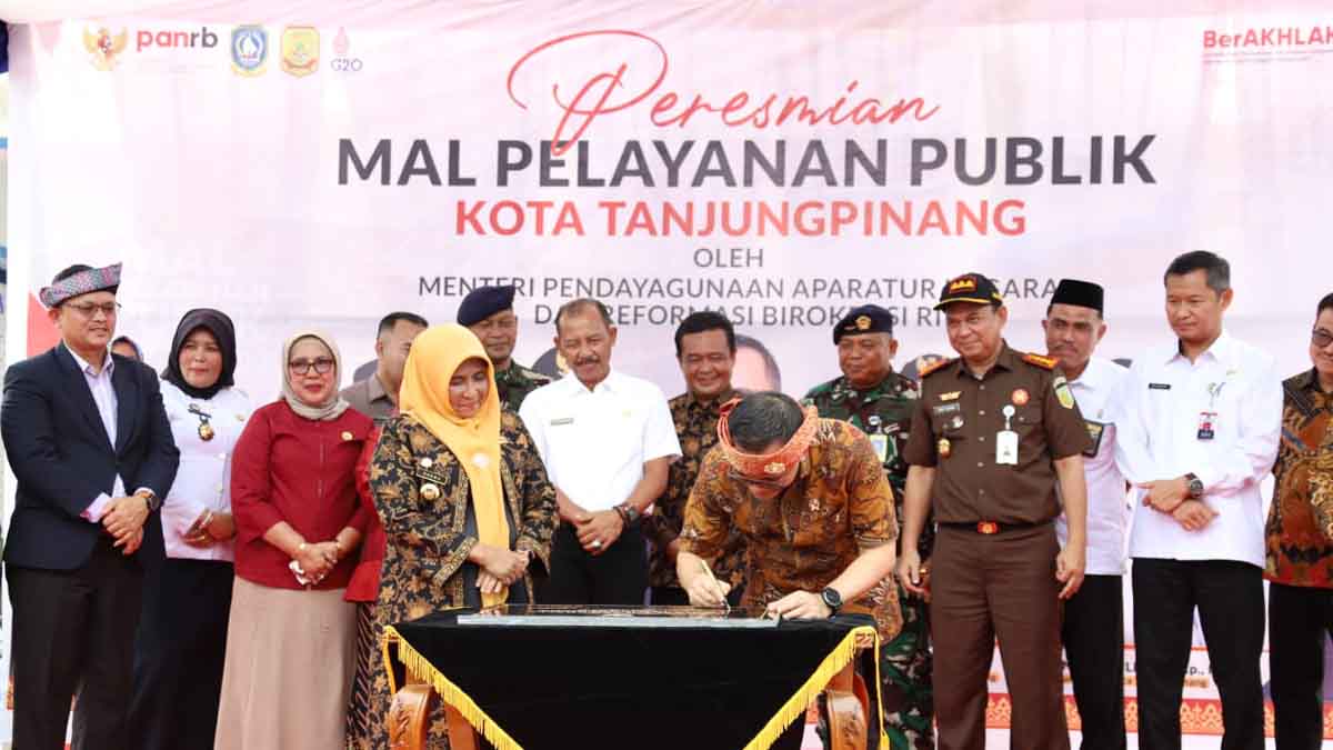 Resmikan MPP Tanjung Pinang, MENPAN RB : Integrasikan Layanan Publik Yang Efektif dan Efisien