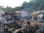 Kebakaran di Desa Kampung Melayu dan Desa Hilir, Kecamatan Tambelan, Kabupaten Bintan