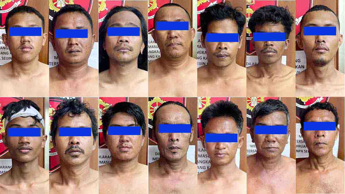 43 Pelaku Kekerasan Terhadap Petugas dan Perusakan Kantor BP Batam Diamankan Polresta Barelang