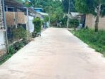 Semenisasi jalan di Kampung Lengkuas, Kelurahan Kijang Kota, Kecamatan Bintan Timur, Kabupaten Bintan