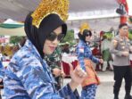 Tampilkan Tarian Ayam Didik, Personel Lanud RHF Pukau Masyarakat di Acara HUT Kota Tanjung Pinang ke 240