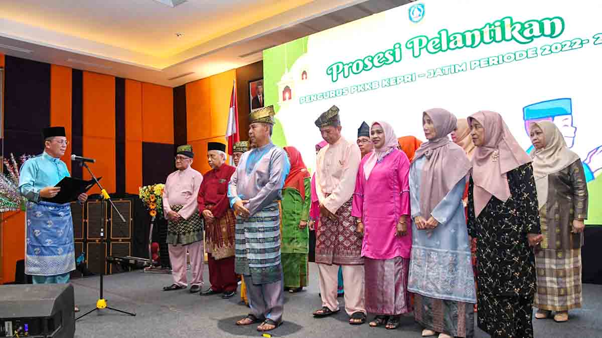 Gubernur Ansar Ahmad Kukuhkan Pengurus PKKB Kepri-Jatim, Masa Bakti 2022-2025