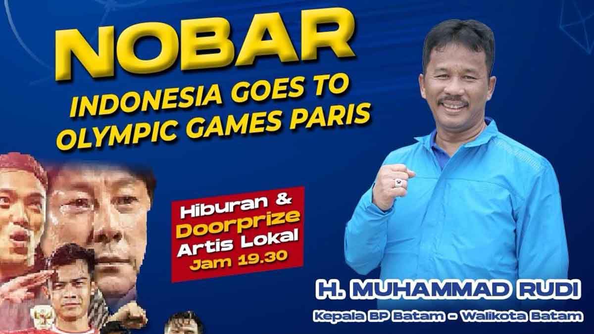 Piala Asia U-23, BP Batam dan Pemko Batam Gelar Nonton Bareng Timnas Indonesia U-23 vs Irak