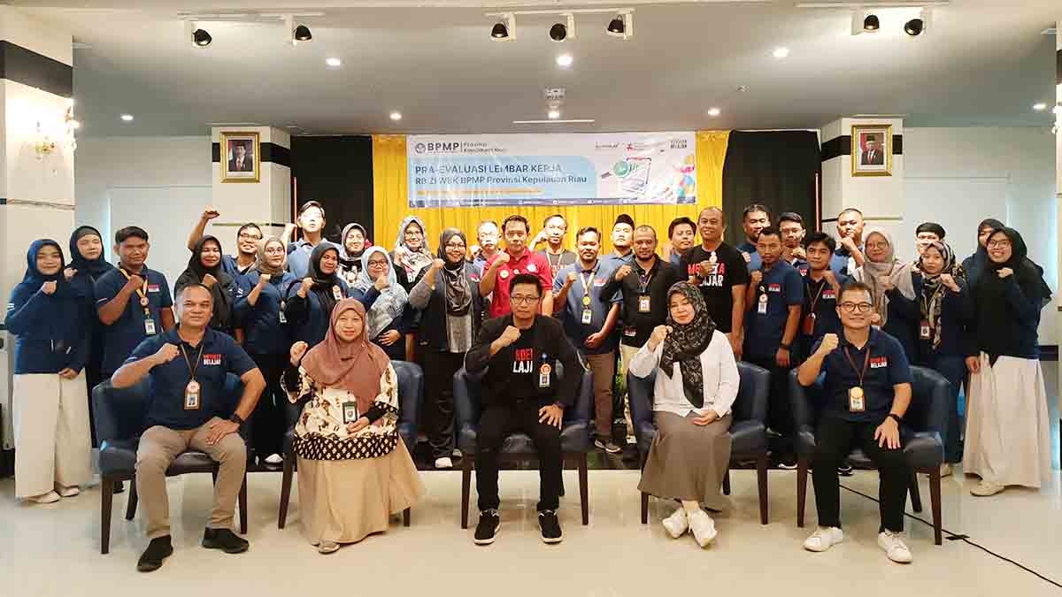 Laksanakan Kegiatan Pra Evaluasi Lembar Kerja Reformasi Birokrasi ZI-WBK, Kepala BPMP Kepri: Hindari Korupsi, Patuhi Aturan