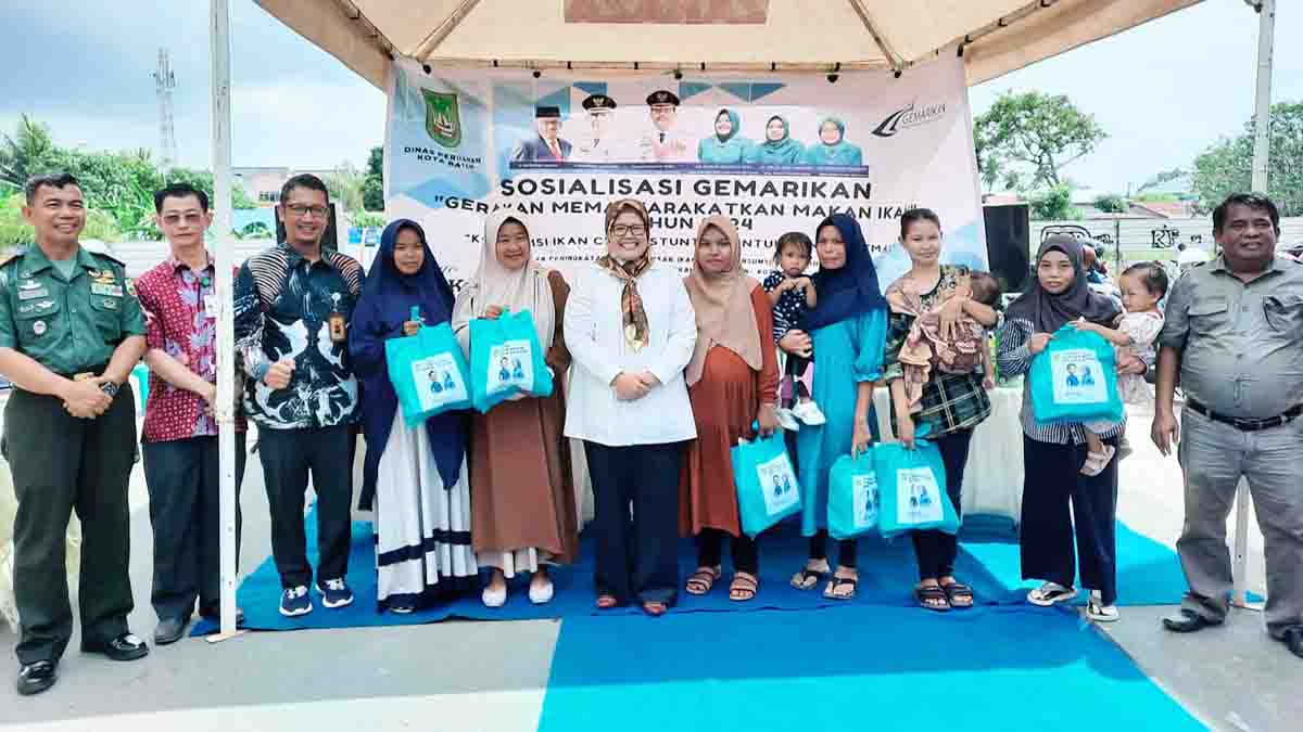 Kampanyekan ‘Gemarikan’ di Kota Batam, Marlin Rudi Ingin Generasi Penerus Tumbuh Sehat dan Cerdas