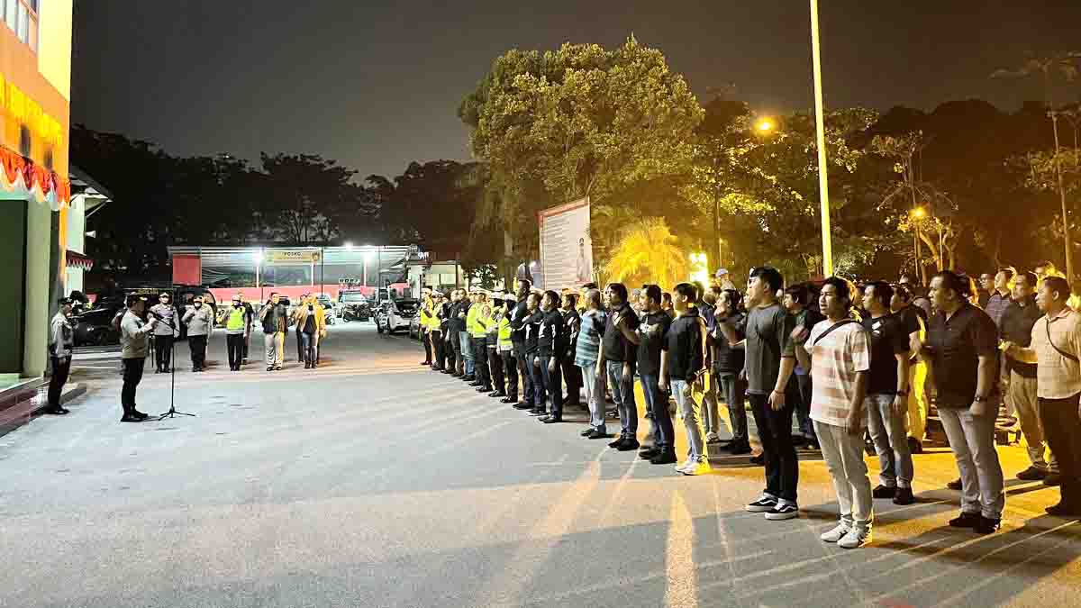 Jaga Stabilitas Keamanan Kota Batam, Personil Polresta Barelang Patroli Skala Besar