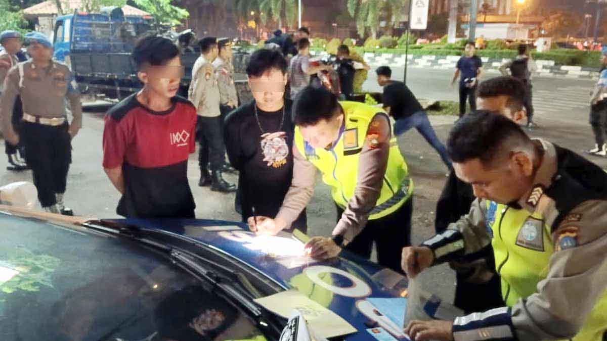 Patroli Skala Besar, Polresta Barelang Tindak 191 Kendaraan Balap Liar dan Knalpot Brong