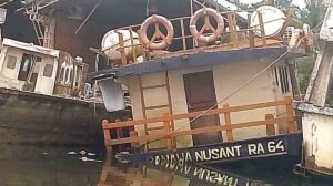 Tersisa Satu, Kapal Hibah dari Kemenhub di Tanjung Pinang yang Terbengkalai di Galangan Dibawa Kemana?