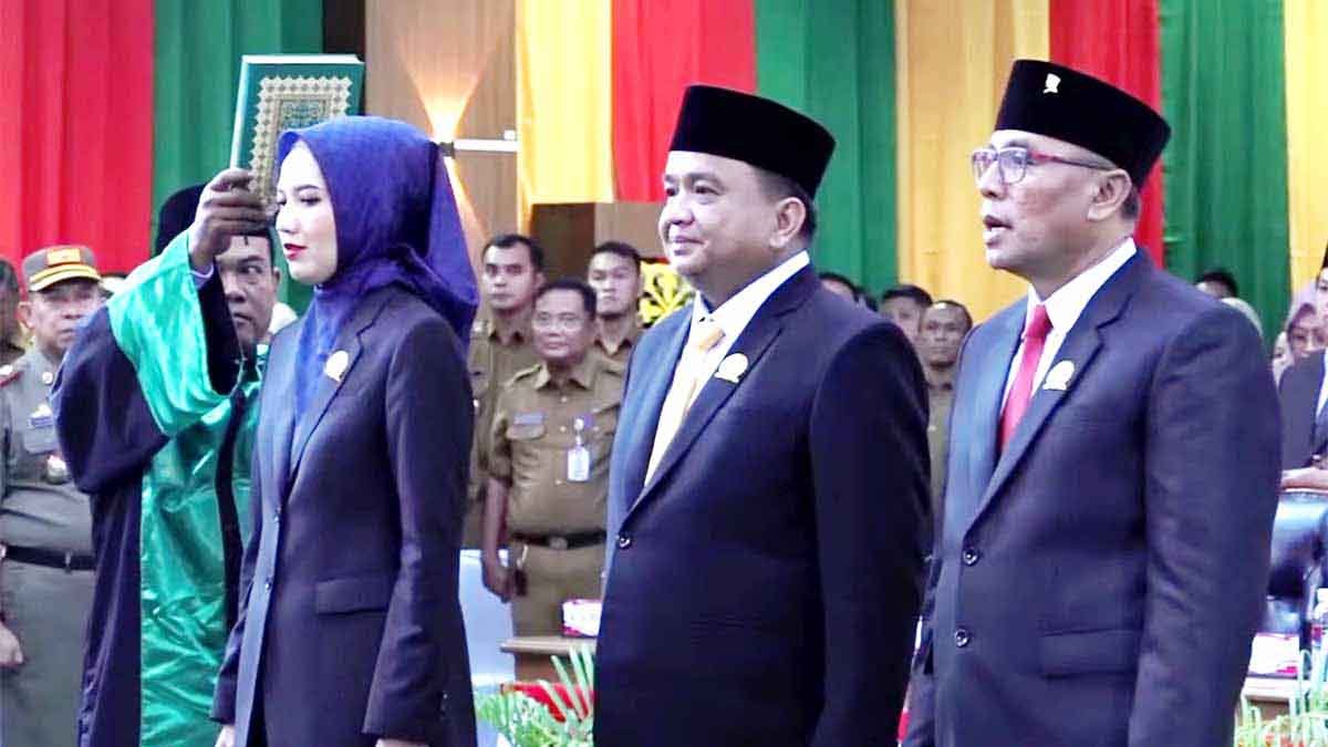 Agus Djurianto Resmi Dilantik sebagai Ketua DPRD Kota Tanjung Pinang Periode 2024-2029