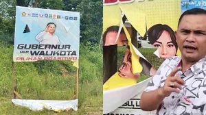 Puluhan Baliho Paslon ASLI-SAYANG Rusak, Relawan dan Tim Kampanye Sesalkan Perbuatan Tak Terpuji
