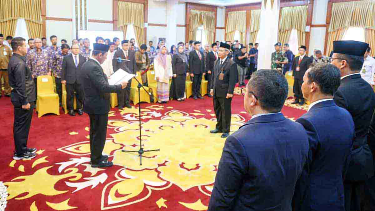 Hisyam Wahyudi Resmi Dikukuhkan sebagai Kepala Perwakilan BPKP Kepri oleh Gubernur Ansar Ahmad
