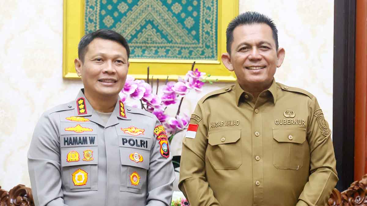 Bertemu Gubernur Ansar Ahmad, Kapolresta Tanjung Pinang Pastikan Keamanan dan Ketertiban Tetap Terjaga