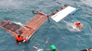 Berangkat dari Tanjung Pinang, Kapal Melati Indah Pecah di Perairan Lingga