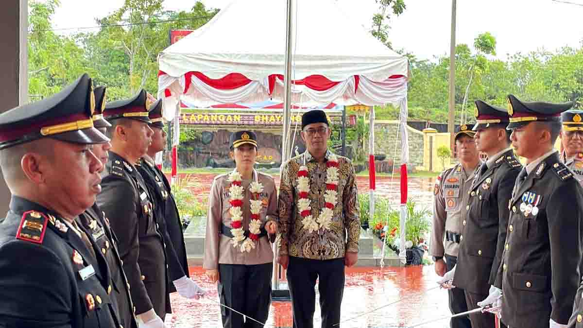 Ini Kata Sambutan Perdana Kapolres Bintan AKBP Yunita Stevani, Usai Sertijab Bersama AKBP Riky Iswoyo