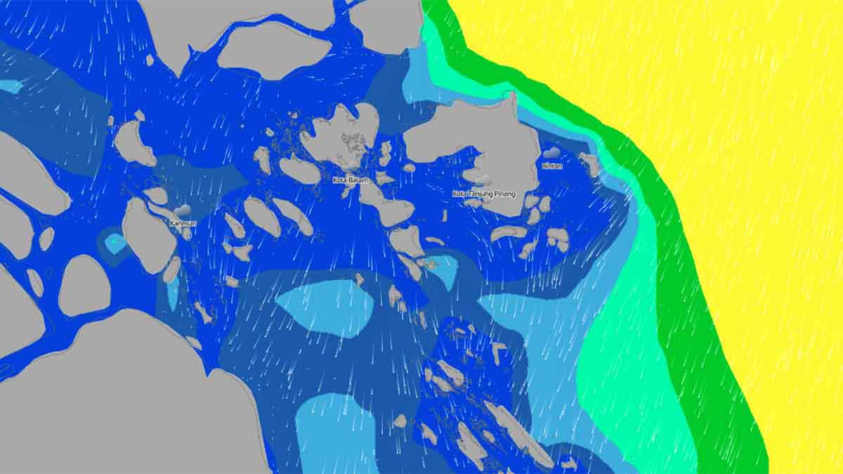 Waspada Gelombang Sedang di Perairan Bintan dan Lingga pada 31 Januari 2025. (BMKG)