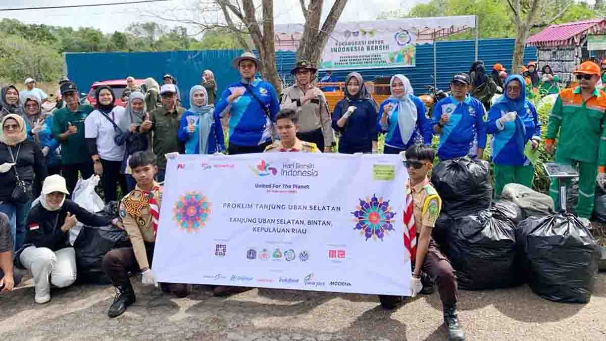 Kadis Lingkungan Hidup Kabupaten Bintan Pimpin HPSN 2025 di Bintan Utara
