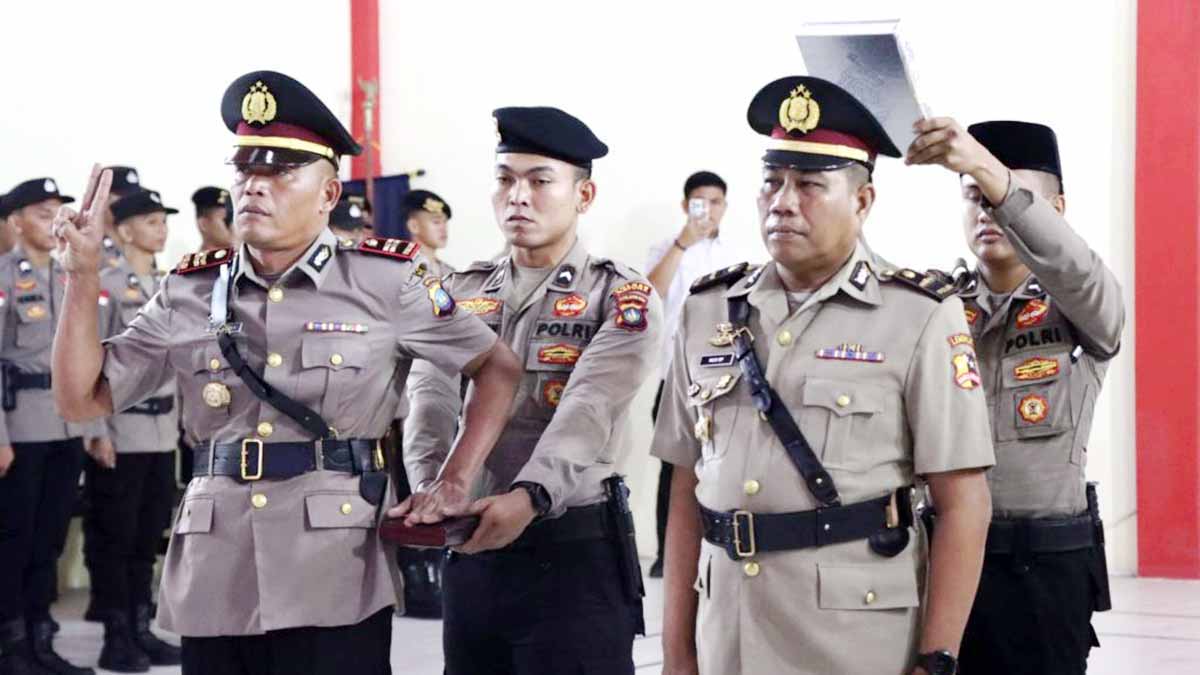 Kapolres Natuna Pimpin Sertijab Kapolsek Bunguran Barat dan Kapolsek Pulau Laut
