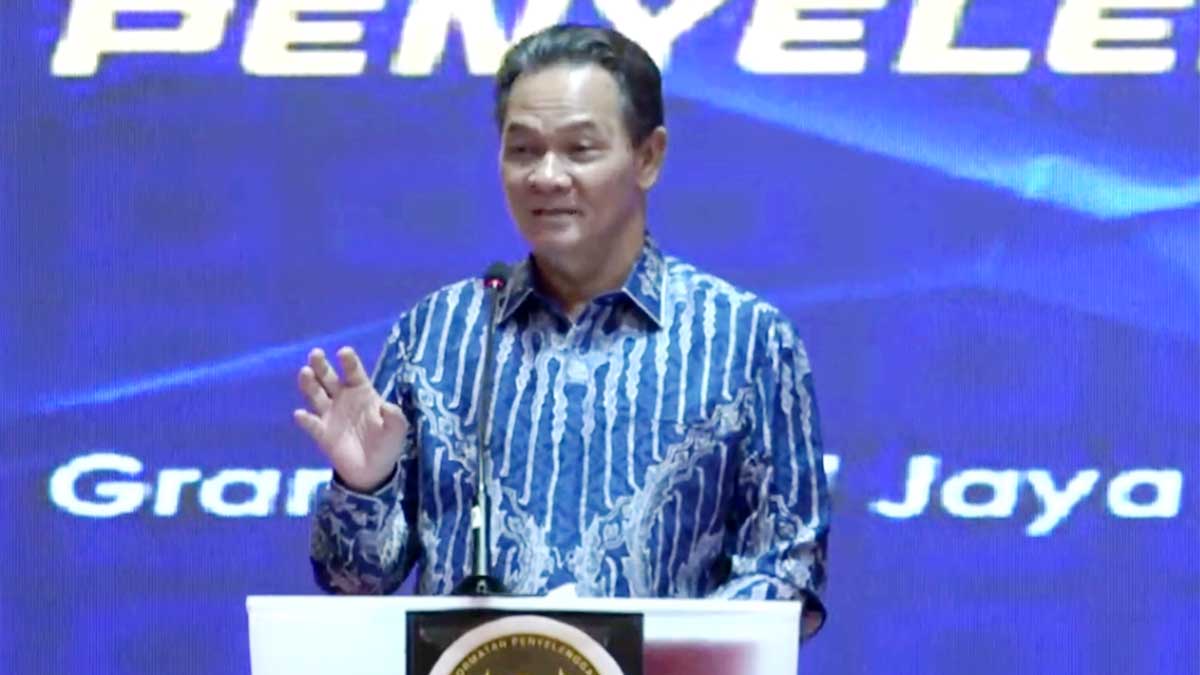 Ketua DKPP, Heddy Lugito, saat menyampaikan Hasil Indeks Kepatuhan Etik Penyelenggara Pemilu (IKEPP) 2024. (Foto : DKPP)