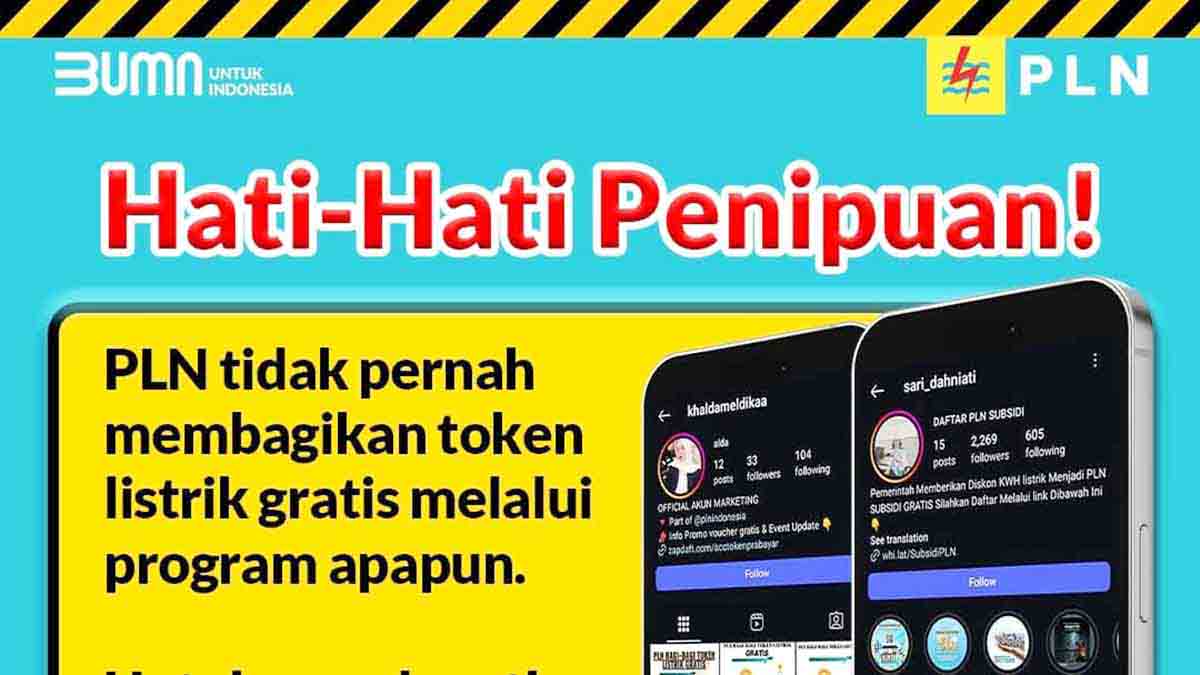 PLN Ingatkan Electrizen, Waspada Penipuan