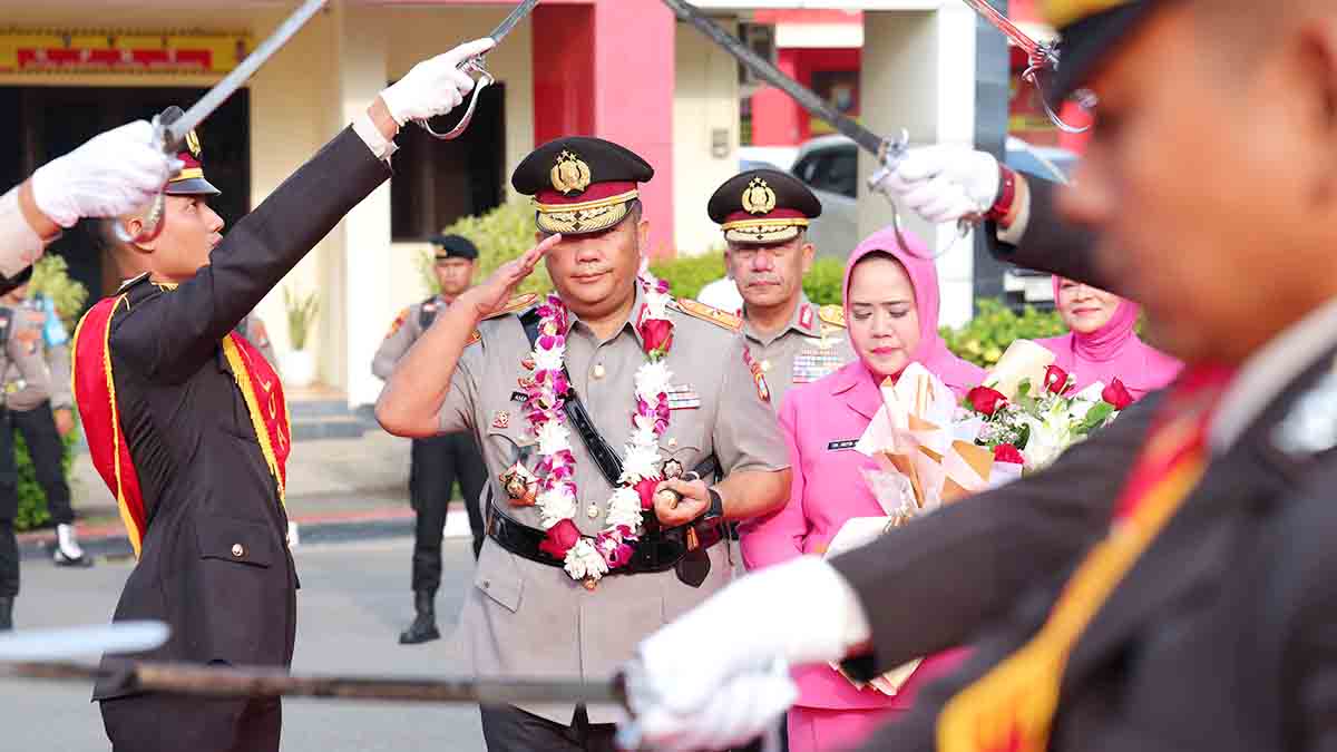 Farewell and Welcome Parade, Polda Kepri Sambut Kapolda Baru Brigjen Pol Asep Safrudin