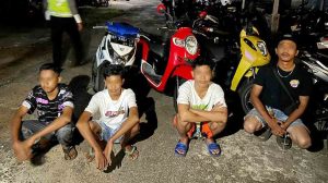 Polres Lingga Tertibkan Balap Liar dan Knalpot Brong, 8 Unit Kendaraan dan Pengendara Diamankan