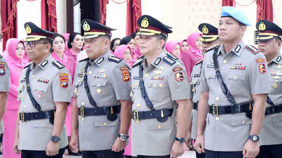 Kapolda Kepri Irjen Pol Asep Safrudin memimpin Sertijab Pejabat Utama, Kombes Pol Taswin Resmi Jabat Karo Ops Polda Kepri