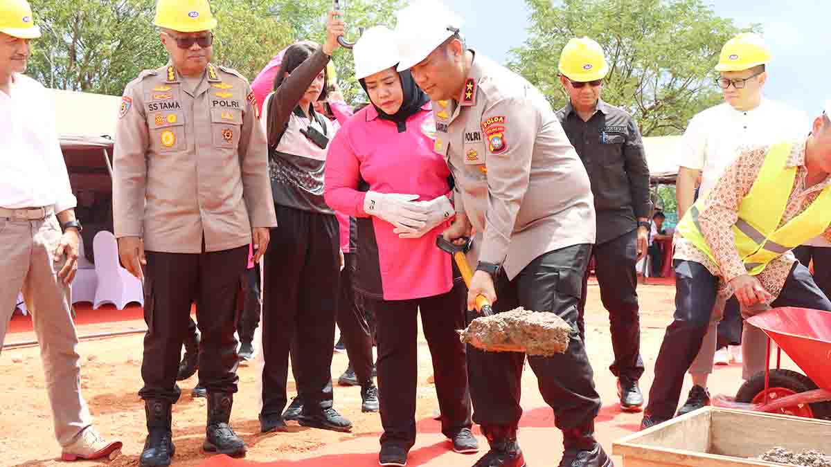 Kapolda Kepri, Irjen Pol Asep Safrudin, peletakan batu pertama pembangunan Dapur Sentra Pangan dan Pengolahan Gizi (SPPG) di Batam