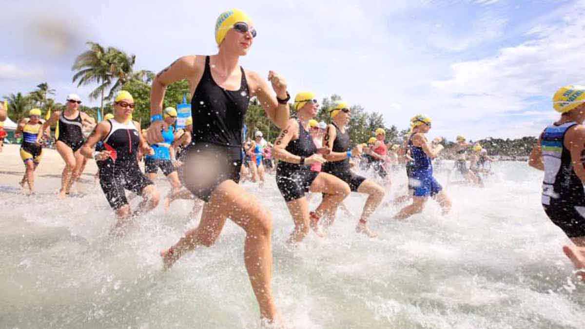 Event Sport Tourism kelas dunia Indofood Bintan Triathlon kembali hadir di Kabuapten Bintan
