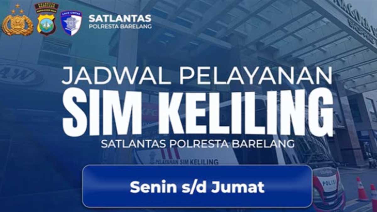 Jadwal SIM Keliling Satlantas Polresta Barelang