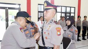 Kapolres Natuna Lantik IPDA Syukuri Hari sebagai Kapolsek Pulau Laut