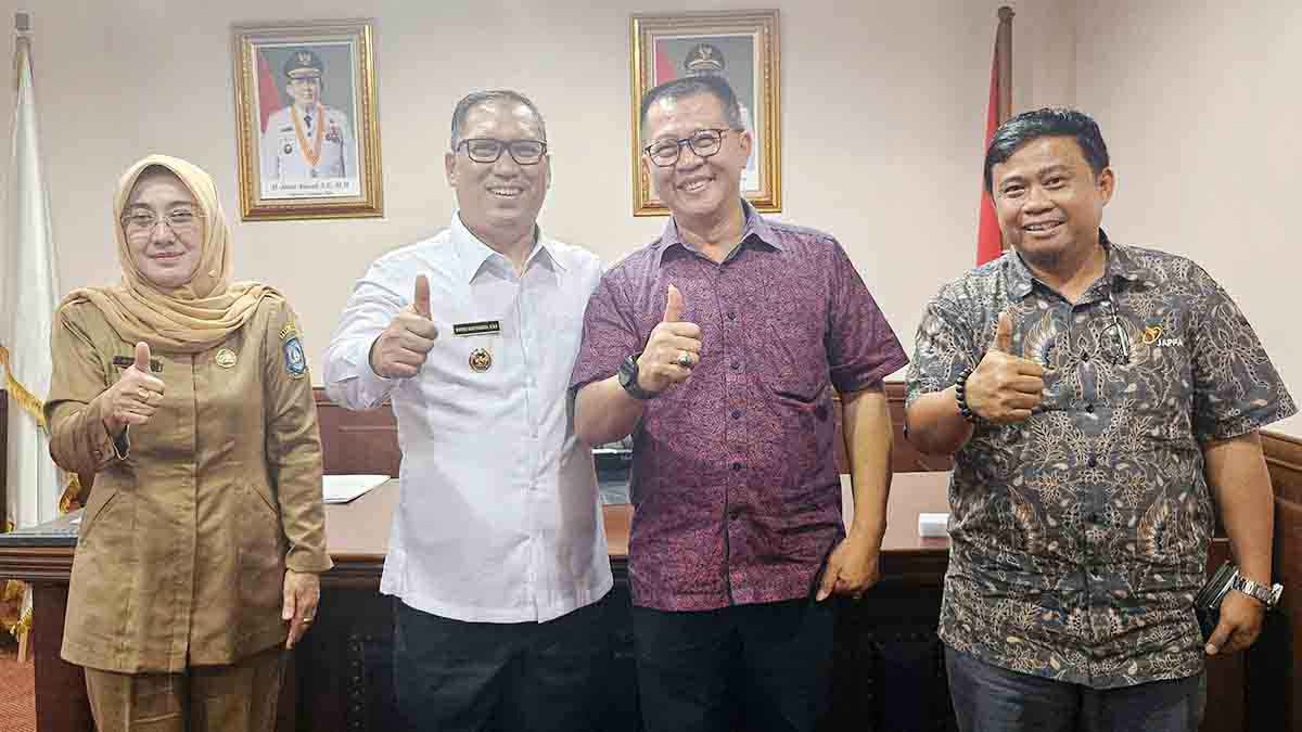 Wakil Gubernur Kepri (Wagub Kepri), Nyanyang Haris Pratamura, menerima kunjungan dari manajemen PT Japfa Comfeed Indonesia Tbk (Japfa Group) di Kantor Graha Kepri