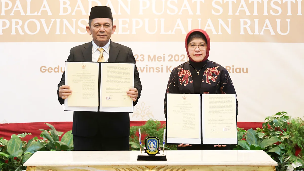 Gubernur Kepri Teken Nota Kesepakatan Strategis dengan BPS RI: Langkah Sinergis Dorong Pembangunan Daerah Berbasis Data