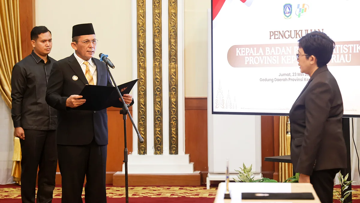 Gubernur Ansar Kukuhkan Kepala BPS Kepri