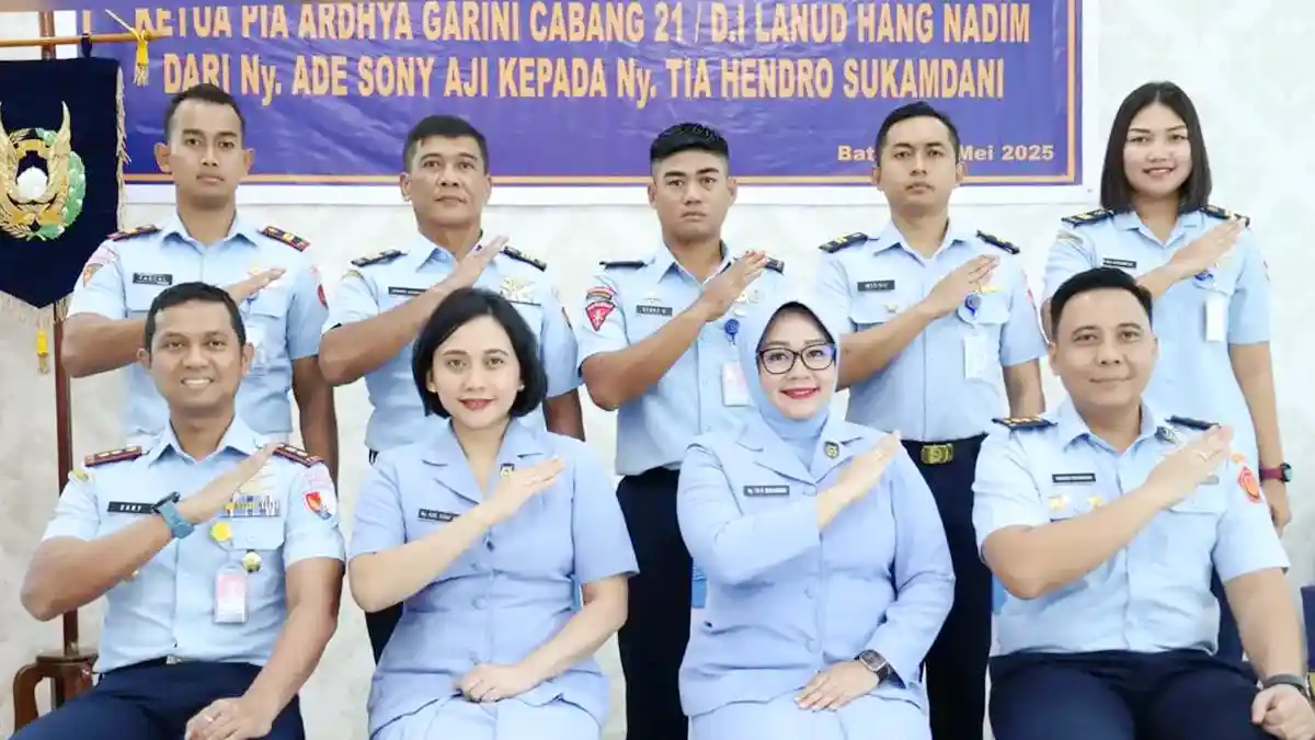 Jelang Sertijab Danlanud, PIA Ardhya Garini Lanud Hang Nadim Batam Gelar Rapat Paripurna