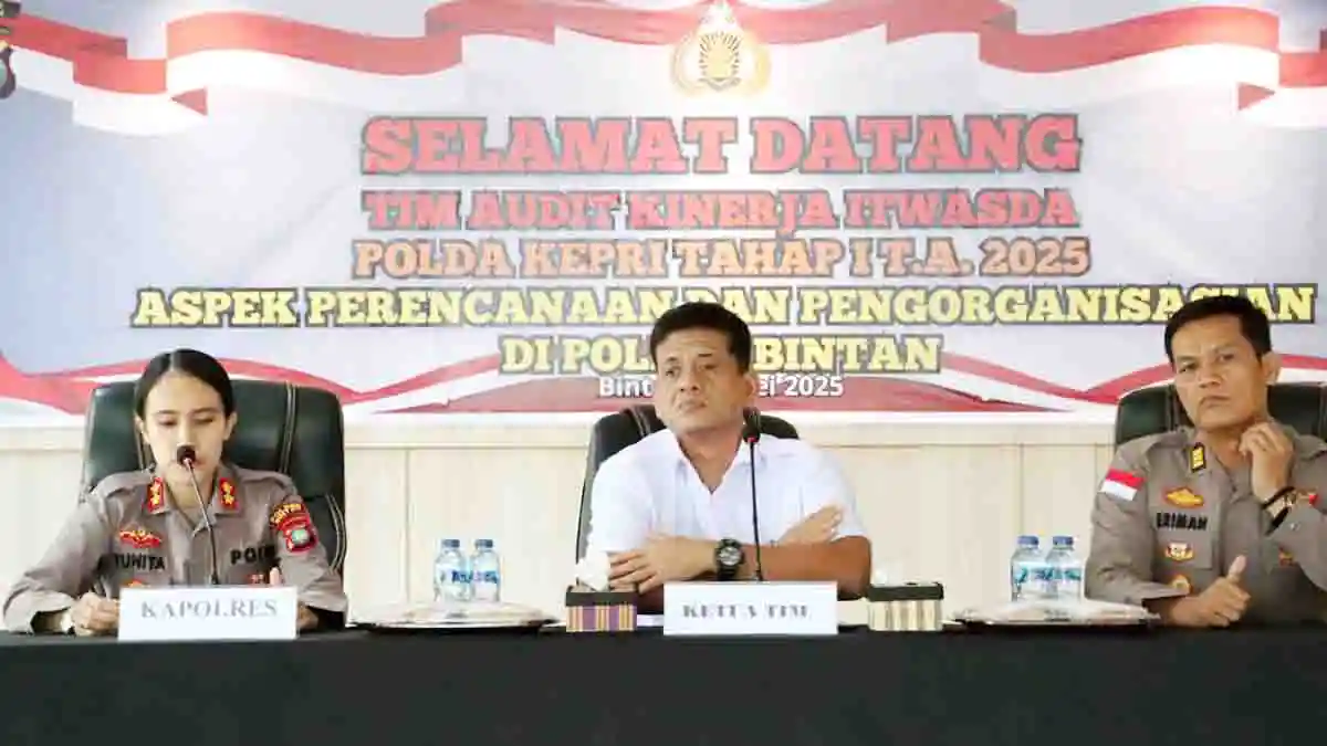 Kapolres Bintan Apresiasi Kinerja Jajaran