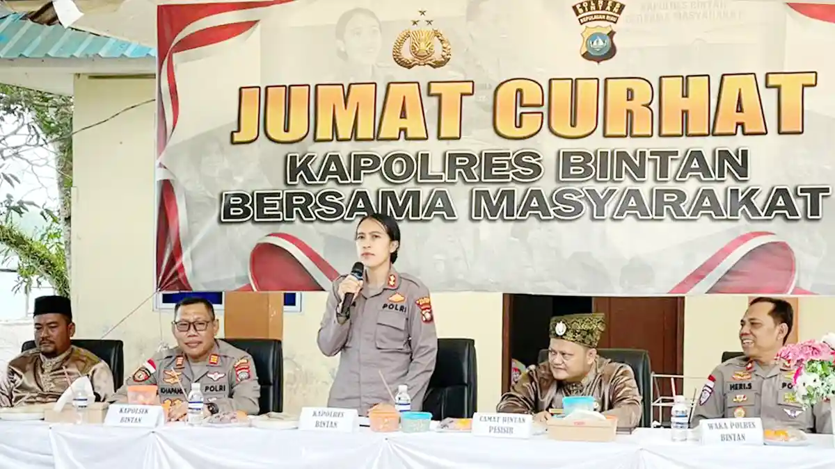 Jumat Curhat Kapolres Bintan Jadi Ruang Aspirasi Warga