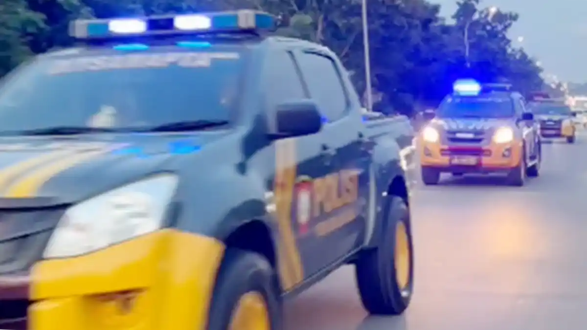 Lampu Rotator Biru Ditsamapta Polda Kepri Jadi Simbol Pencegahan Dini dari Pelaku Kejahatan