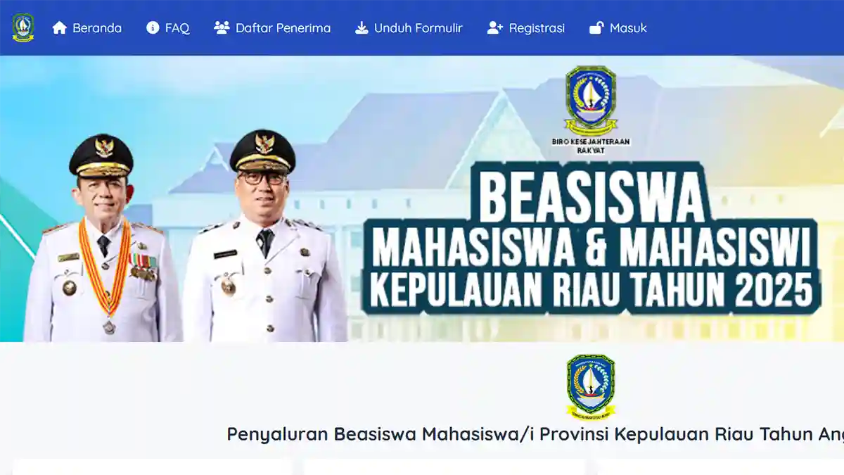 Link Informasi Beasiswa dari Pemprov Kepri