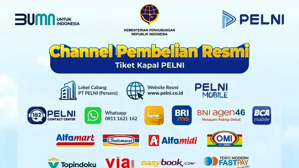 Channel Resmi Pembelian Tiket Kapal PELNI 2025