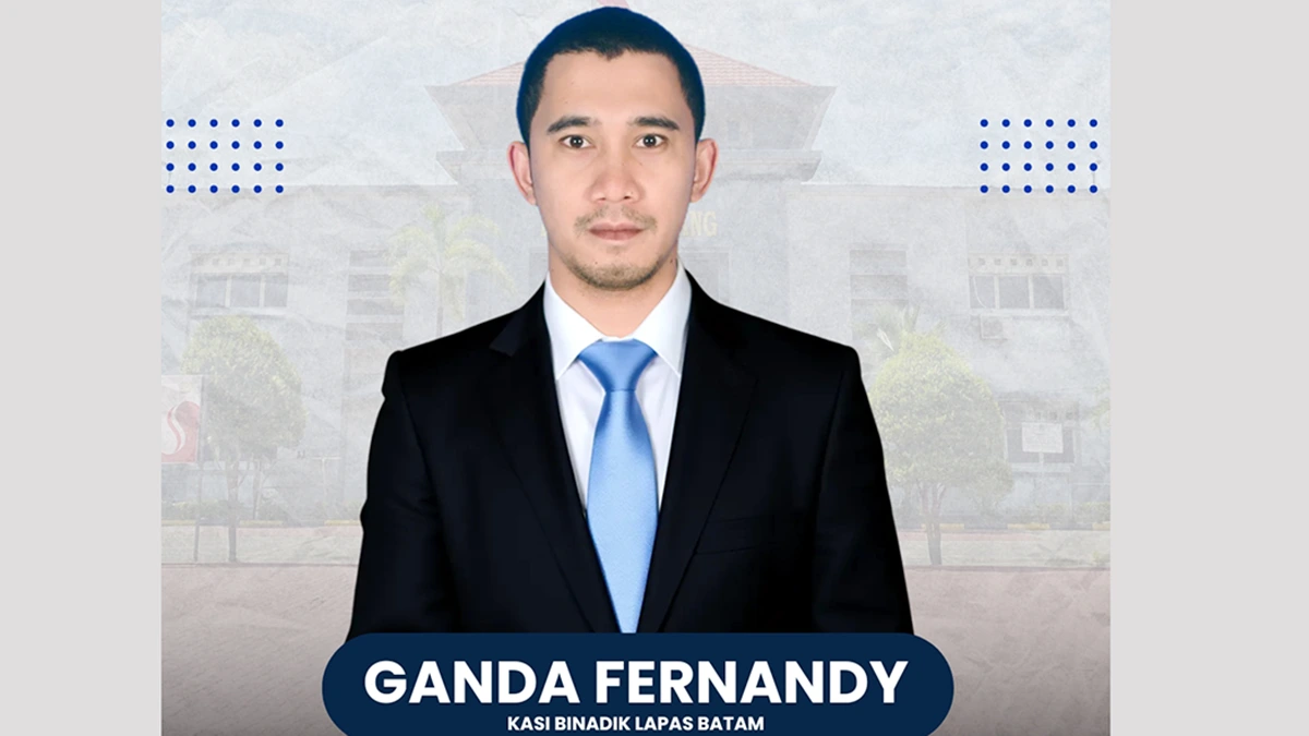 Ganda Fernandy resmi mengemban tugas sebagai Kepala Seksi Bimbingan Narapidana Anak Didik di Lapas Kelas IIA Batam